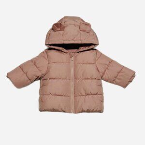 Old Navy Pink Puffer Jacket 0-3 months - Warm and Cozy